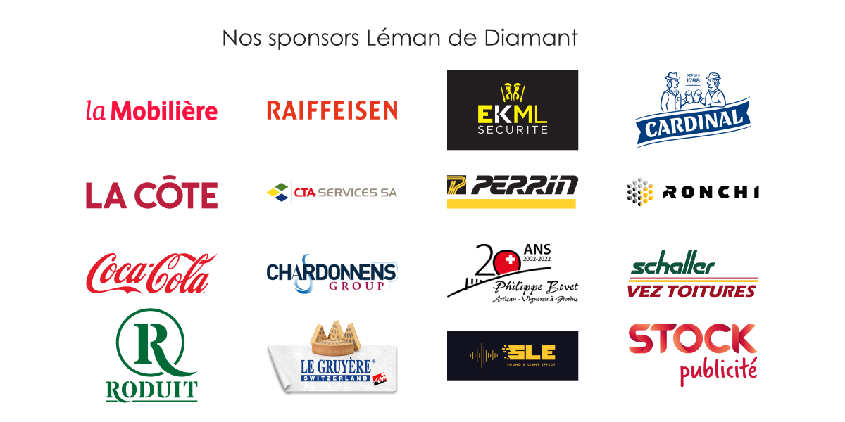 Logos des sponsors